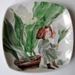 'Огородная Фея', фарфор, блюдце
'A Garden Fairy', porcelain, saucer 